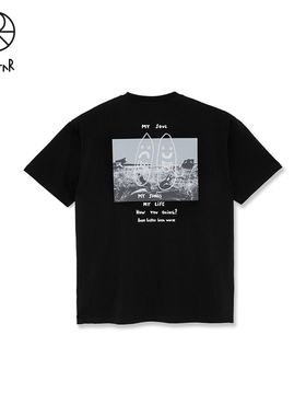 Polar Skate Co Struggle Tee 趣味印花宽松休闲滑板运动短袖T恤