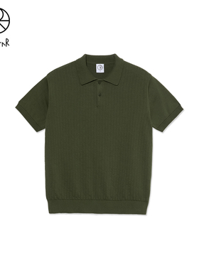 Polar Skate Co Miles Polo Shirt 25新品提花针织简约休闲POLO衫