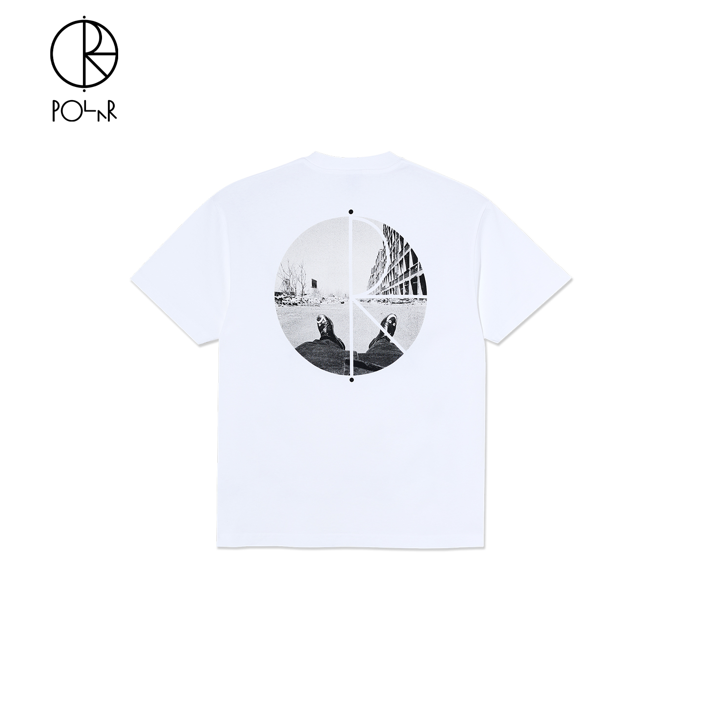 PolarSkateCo填充印花短袖T恤