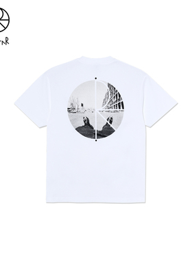 Polar Skate Co Happy Sad Fill Logo Tee 笑脸哭脸填充印花短袖