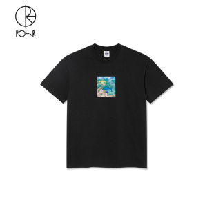 Skate 艺术家重磅纯棉印花宽松短袖 Tee T恤潮 Scarecrow Polar