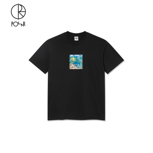 PolarSkateCo胸口印花短袖T恤