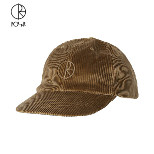 Skate Cap Stroke 灯芯绒刺绣Logo休闲棒球鸭舌帽 Cord Polar