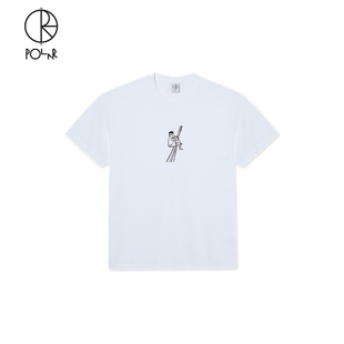 Dane Polar 滑板简约重磅纯棉运动短袖 Tee T恤男潮 Skate