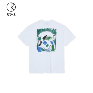 Skate 重磅印花纯棉短袖 Tee 街头潮流宽松T恤 Portrait Polar