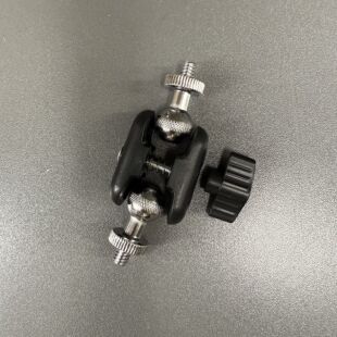 环形灯补光灯支架转1/4螺丝转接头底座散热器连接座转接口手机三脚架直播配件magsafe磁吸头360度金属配件