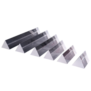 三棱镜光学玻璃儿童教具三菱镜柱大小号学生物理彩虹实验器材三梭镜三凌镜摄影道具立方体分光七色光太阳捕手