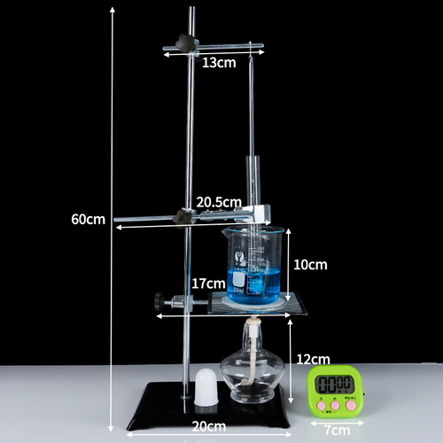 冰/海波/萘晶体熔化融化特点实验套装石蜡非晶体溶解初中物理热学实验中考操作凝固物态变化液体水沸腾加热