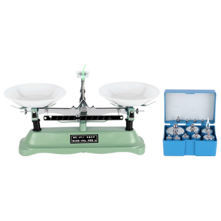 托盘天平秤称砝码家用药物称量物理实验室架盘高精度机械天平秤教具小学生科学实验初中物理力学器材教学仪器