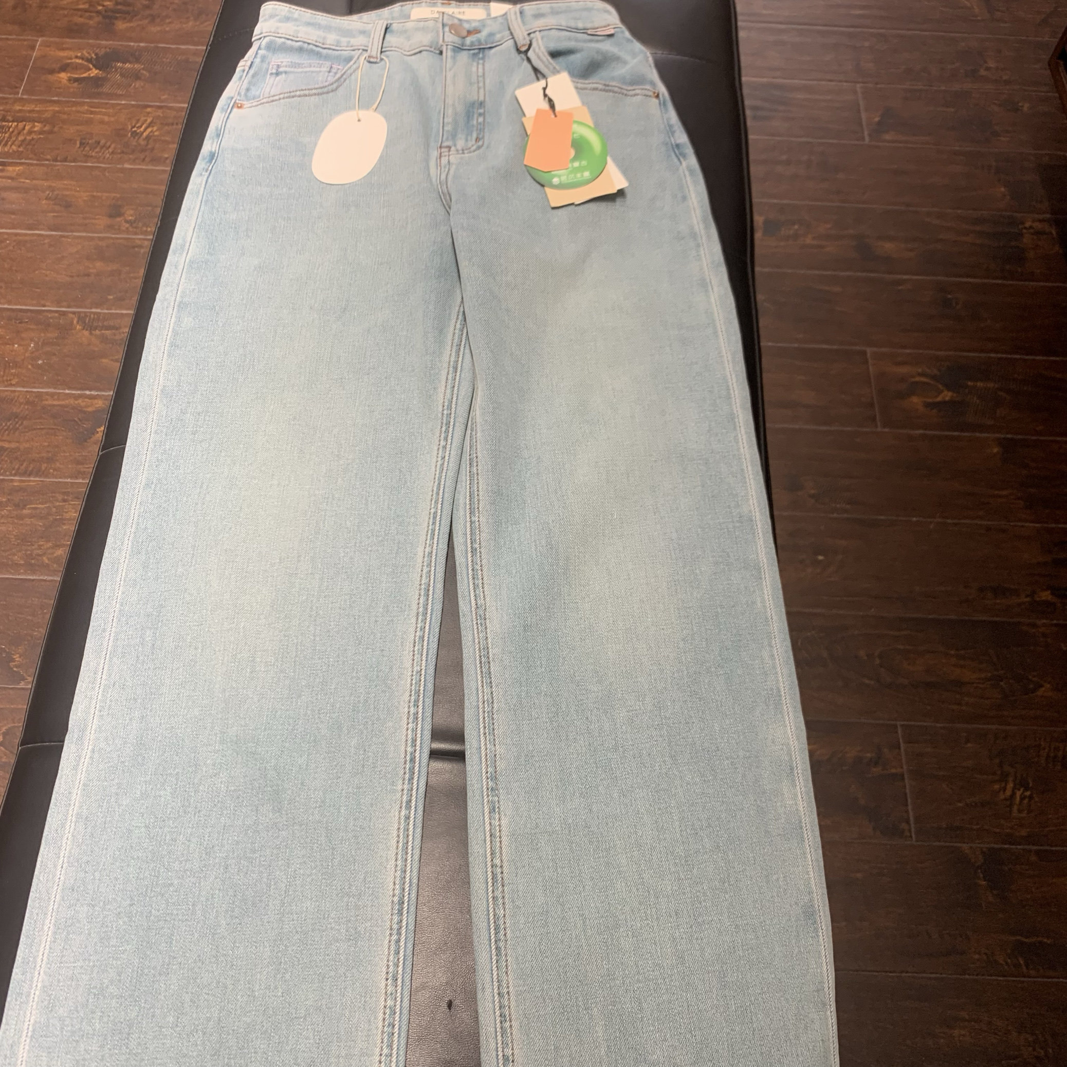 实体店精品女装2025夏季新款时尚百搭显瘦直筒牛仔裤女宽松休闲裤