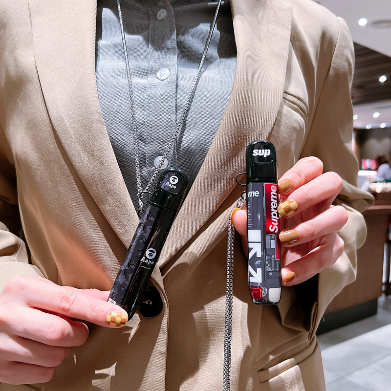 适用悦刻五代保护套潮牌1电子器4代壳锐悦刻四relax刻悦5幻影贴纸挂链