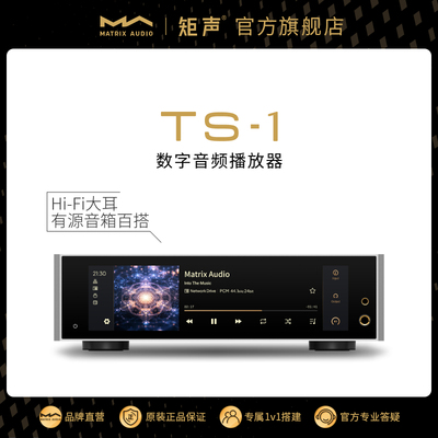 矩声Matrix Audio TS-1 数字音频播放器 数播解码耳放双飞秒时钟