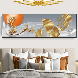 卧室装 饰画现代简约轻奢抽象温馨房间客厅背景墙壁画主卧床头挂画