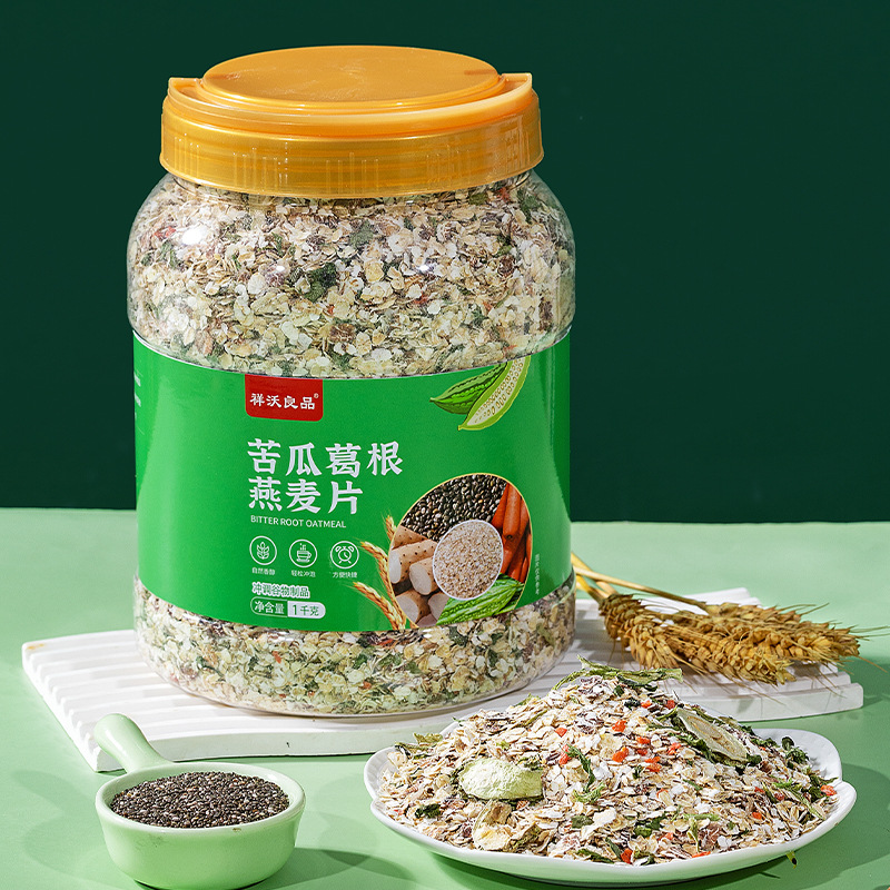 苦瓜葛根燕麦片代餐营养饱腹杂粮