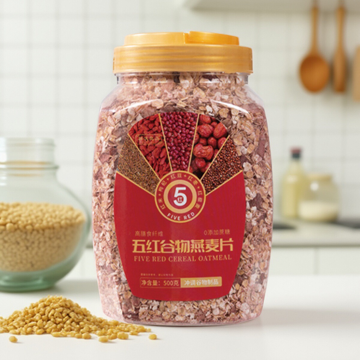 五红谷物燕麦片女士营养五谷杂粮
