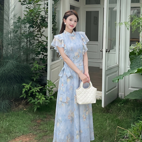 设计感时尚气质减龄连衣裙套装