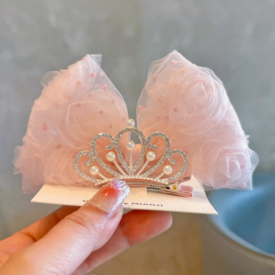 卷糖果新款女童皇冠头饰