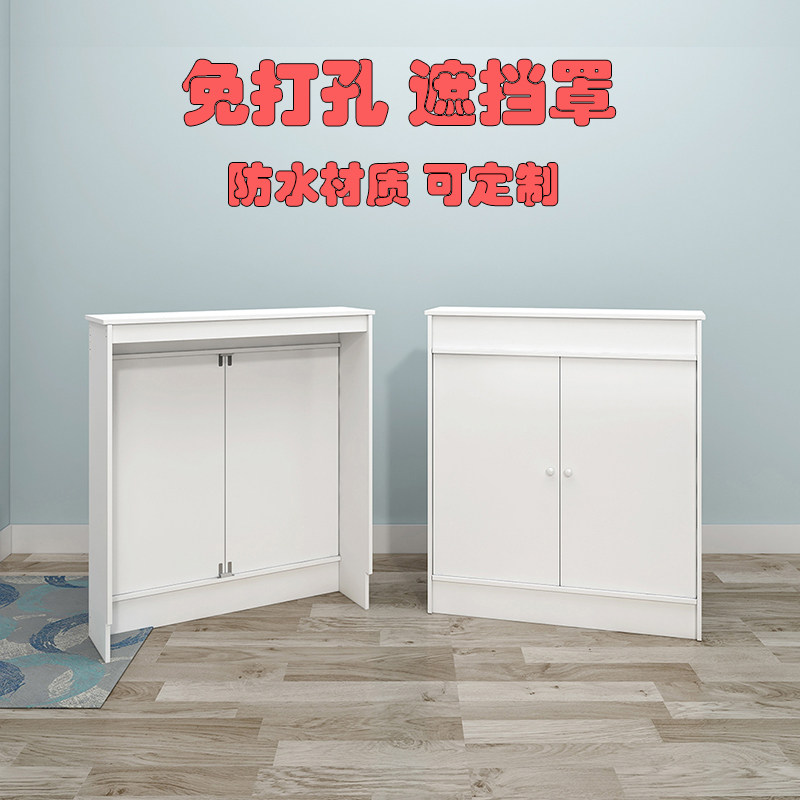 防水卫生间地热开关阀门柜子遮挡罩地暖分水器遮挡柜暖气片遮丑箱