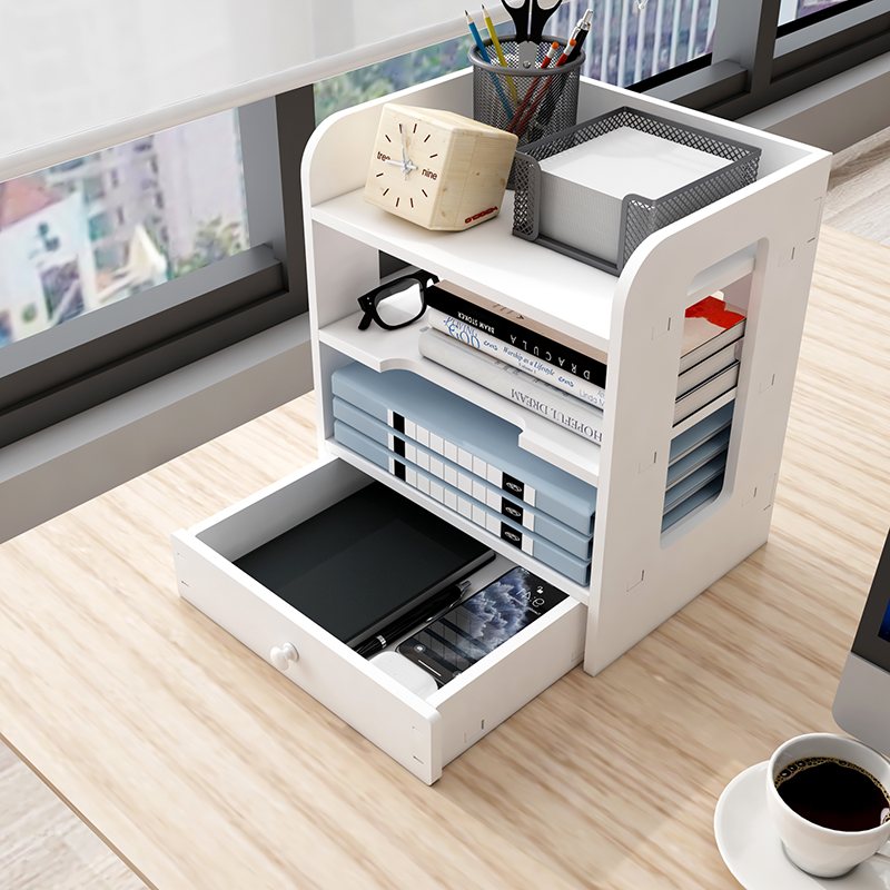 多层置物架办公桌面a4文件