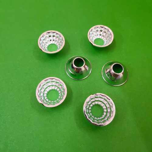 LED彷流明灯珠反光杯罩大功率聚光电镀反光碗锥形直径20MM高9.7MM