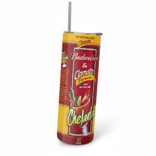 百威Clamato联名保温杯不锈钢车载随行杯水杯保冷保热tumbler