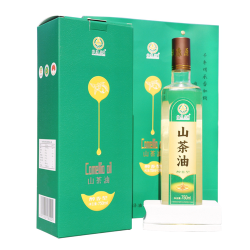 壮康原广西靖西市一级压榨醇香型山茶油礼盒装750mL