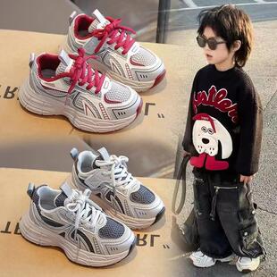 男童运动鞋2026年春季新款儿童鞋子女童老爹鞋中大童跑步鞋春爆款