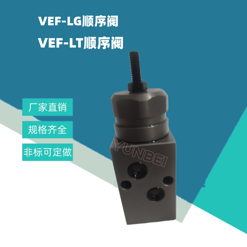 帕斯卡顺序阀VEF-LG/BLG2830-0G液压夹具回路接管油路板顺序阀