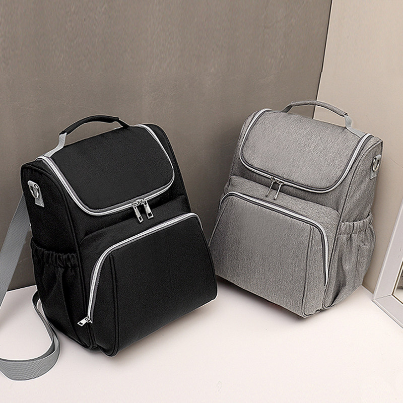 轻便妈咪包手提双肩单肩斜挎妈妈母婴外出婴儿背包超轻多功能时尚