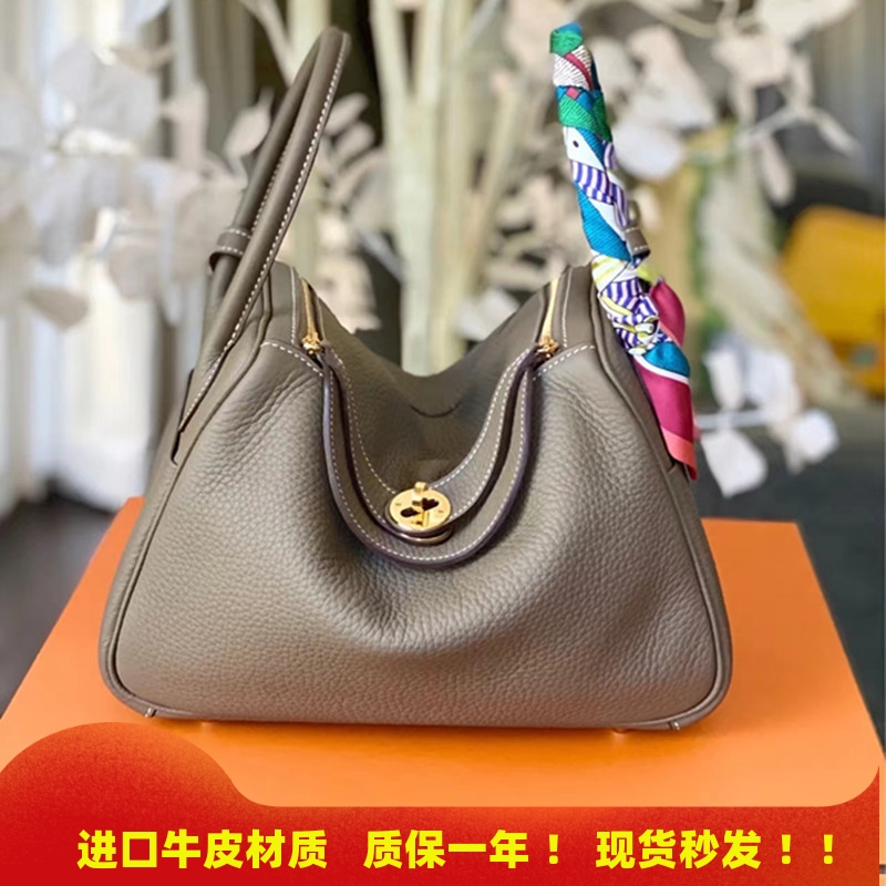 琳迪包医生包真皮女包大容量腋下包2025新款单肩手提枕头包药箱包