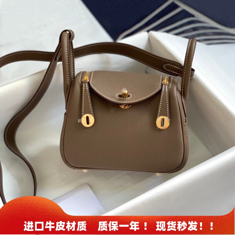 琳迪包mini医生包真皮女包2026新款单肩斜挎小包手提枕头包药箱包