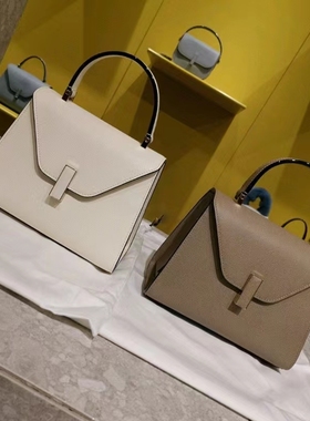 2025玫瑰的故事刘亦菲同款白色手提包高级感真皮凯莉包单肩斜挎包