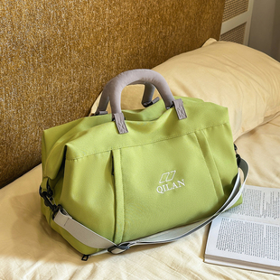 轻便短途大容量旅行包女新款行李包出差登机包手提斜跨运动健身包