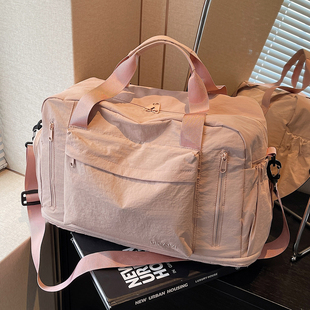 短途旅行包大容量时尚登机包学生旅行包可套拉杆行李箱收纳待产包