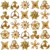 跨境新款 合金迷你指尖小陀螺金属火影忍者小号迷你手转合金小