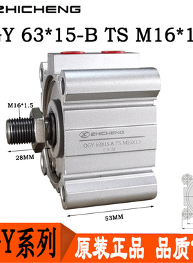 QGY 63*12*15*20*30*40*50*80-B-M16*1.5 TS肇庆志成气动薄型气缸