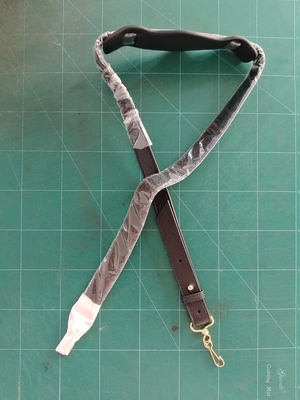 油蜡皮巴黎机车包新款肩带爆裂纹羊皮世家长背带潮流单肩斜挎包带