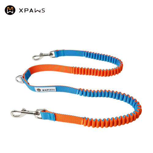 xpaws缓冲两只多头一拖三牵引绳