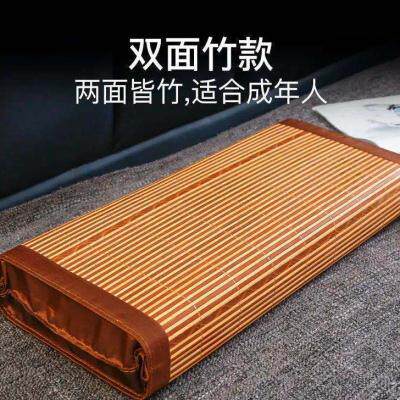 凉枕枕头夏天成号宿舍单人竹编竹子午睡枕凉席硬含芯工厂一件