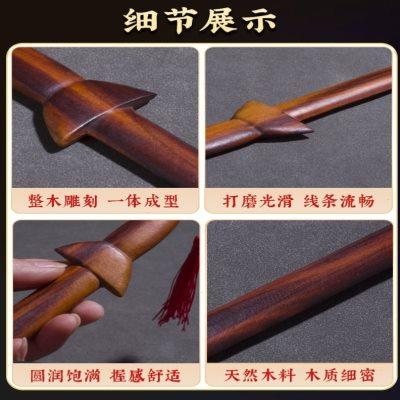 真雷击桃木剑儿童婴儿随身雷纹手工木雕一体宝剑家居挂件客厅卧室