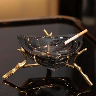 潮创璃水流玻铜用个晶欧简现号公代室灰家办性约缸烟奢黄 大轻意式