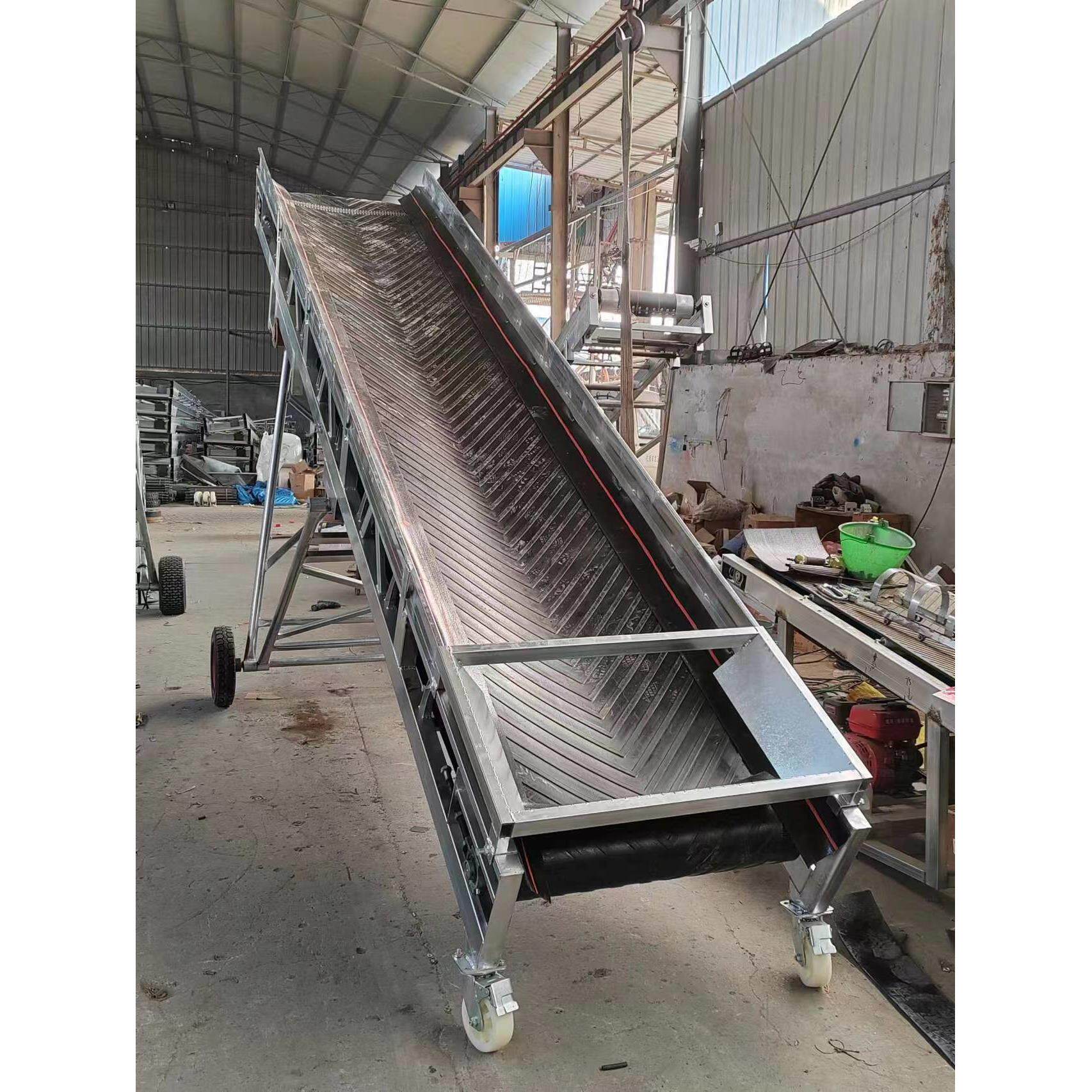 传送带输送机沙石子移动式升降污泥输送带粮食爬坡混凝土皮带运输