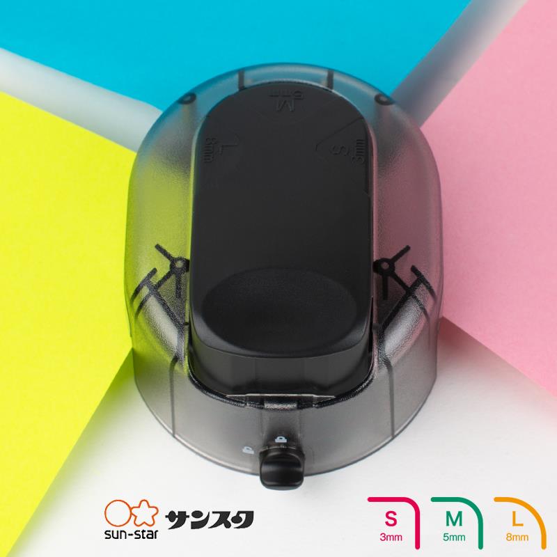 日本太阳星圆角器SUN-STAR三用切角器照片美角升级圆角器切角神器