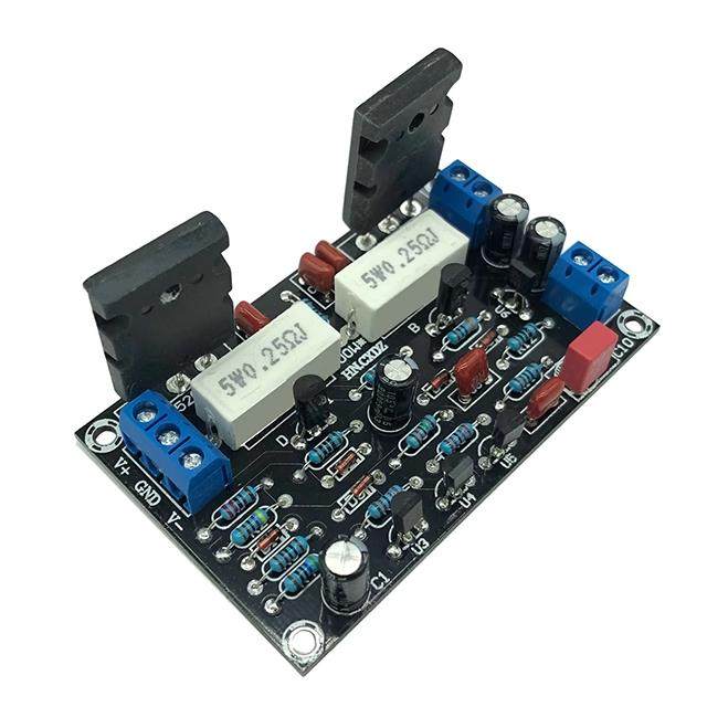 2SC5200功放板 拆机+2SA1943100W成品后级功放板大功率单声道