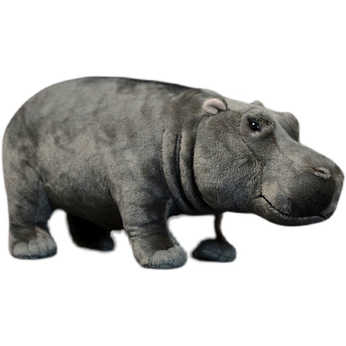 Оригинальная реалистичная плюшевая игрушка, кукла, бегемот