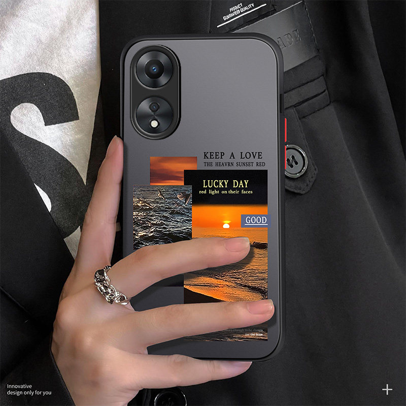 oppo系列磨砂硬壳送膜手机壳