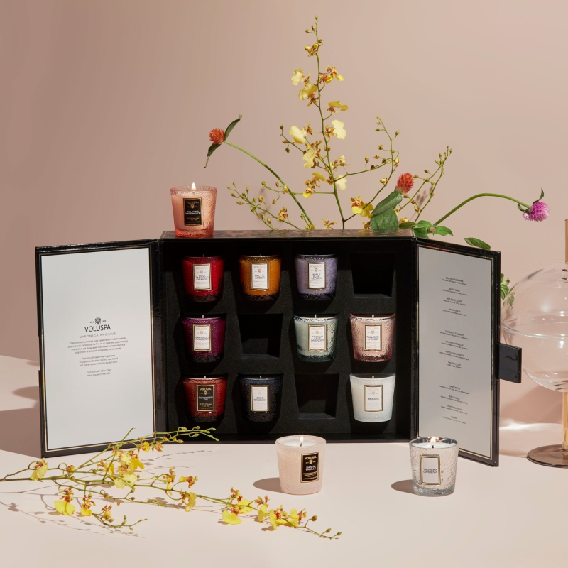 [goods in stock] VOLUSPA Aromatherapy candles Gift box 12 Fragrance Valentine's Day birthday gift quality goodsin the Care cleaners/Sanitary napkins/Paper/Aromatherapy , Aroma supplies , Candle  category - from Buy2taobao.com to provide professional Taobao agent buy service