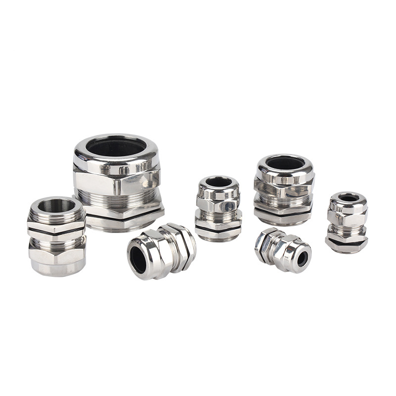 不锈钢防水电缆格兰头 CE IP68 M12X1.5 14 16 18 20 22 加工定制
