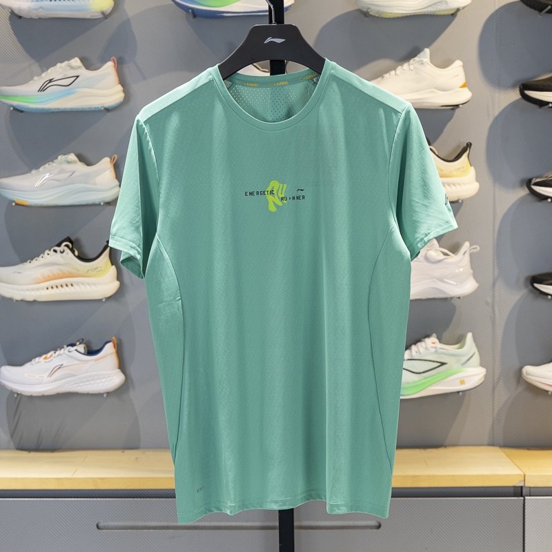 李宁短袖男子速干透气短袖T恤