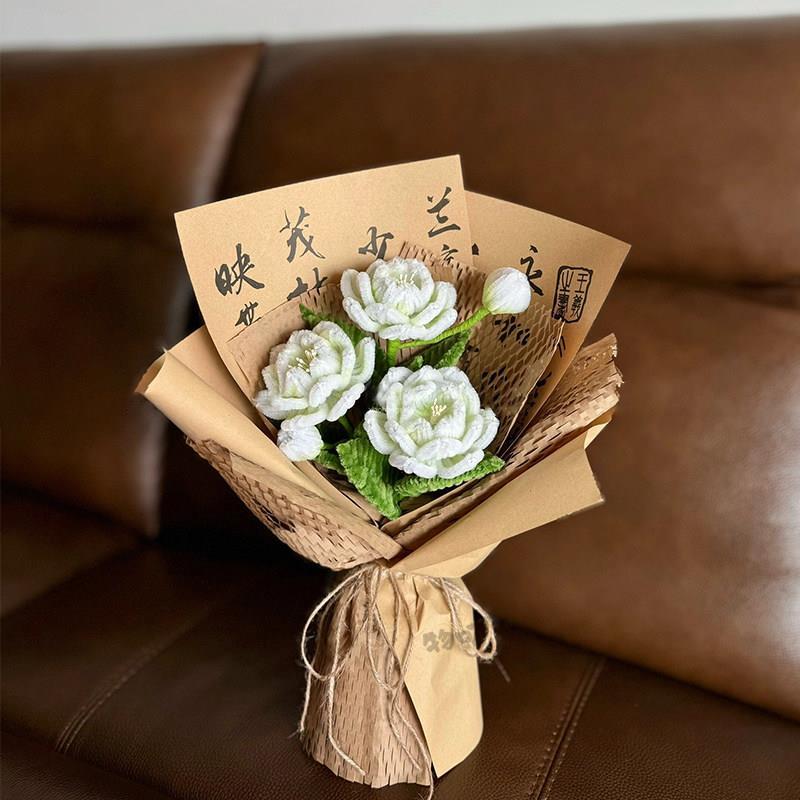 三八妇女节礼物diy花束茉莉扭扭棒花手工男友生日男生男朋友情人